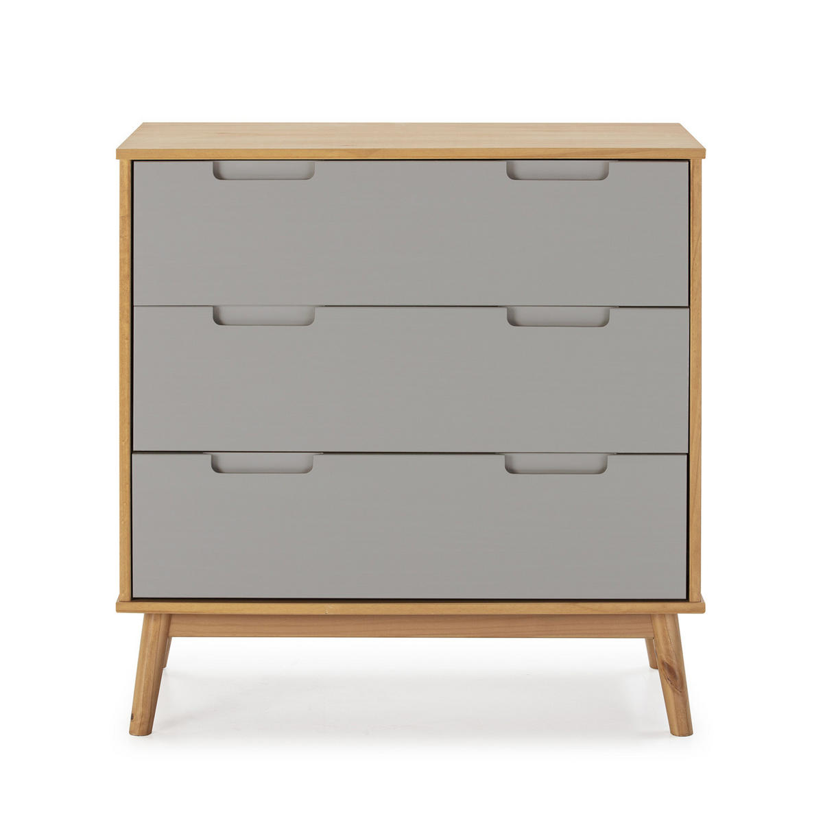 KOMMODE 80/82/40 Bruce - Wildeiche, Holz (80/82/40cm)