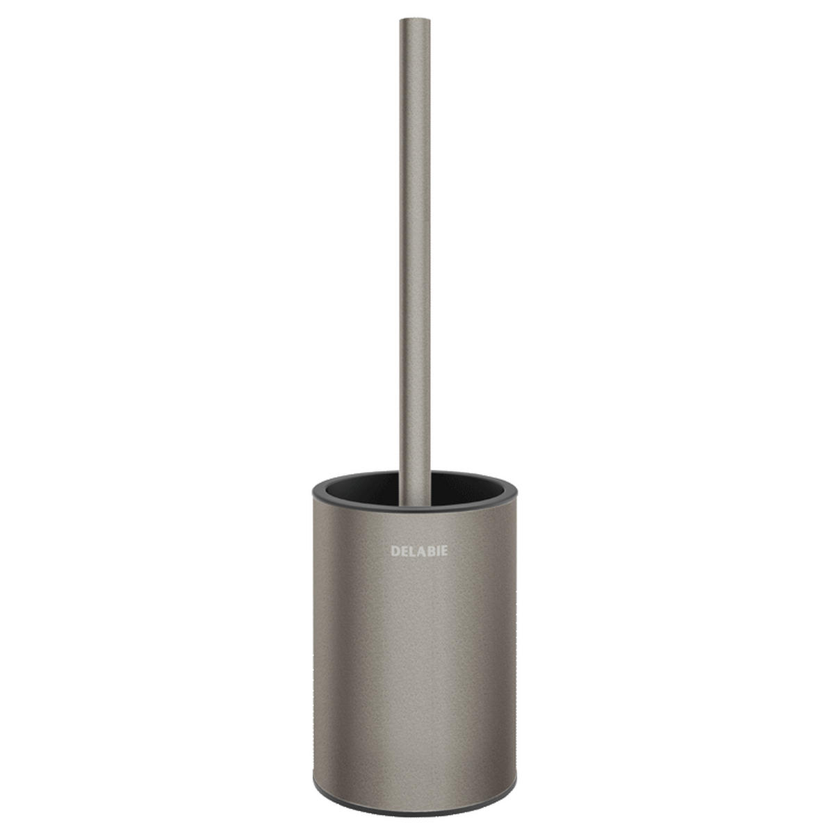 WC-BÜRSTENGARNITUR Wandmontage Edelstahl anthrazit-metallic - Anthrazit, Metall (12/10/36cm) - Delabie