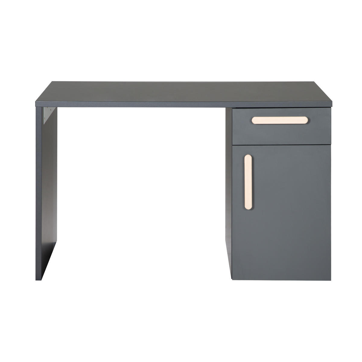 SCHREIBTISCH Jara - Anthrazit, Holzwerkstoff (120/75/60cm) - Roba