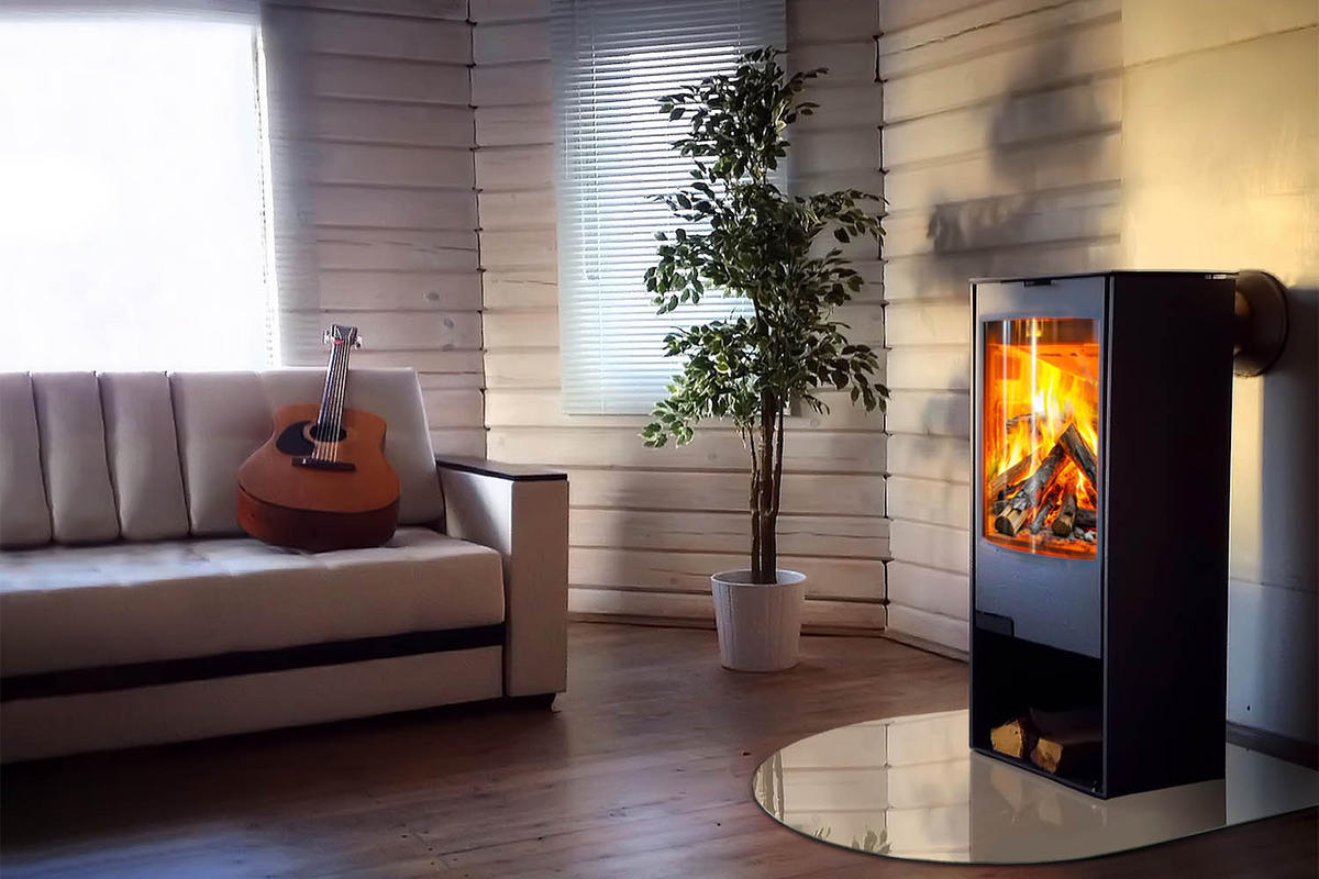 GLASPLATTE für Kamin 100x100 cm Gelb - Gelb, Glas (100/100/0.4cm) - ArtPrintCave