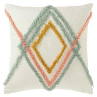 ZIERKISSENHÜLLE Colour Rhomb multicolor 45x45cm - Multicolor, Textil (45/45cm) - Tom Tailor