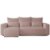 ECKSOFA Travis mit Bettkasten und Schlaffunktion, L-Form, Boucle, Universal - Altrosa, Holzwerkstoff (248/148cm) - 4ALL HOME