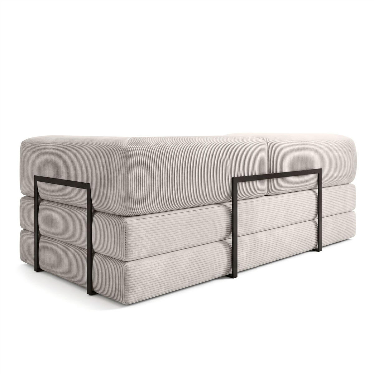 SCHLAFSOFA Danny - Weiß, Holzwerkstoff/Textil (200/70/100cm) - Fun Möbel