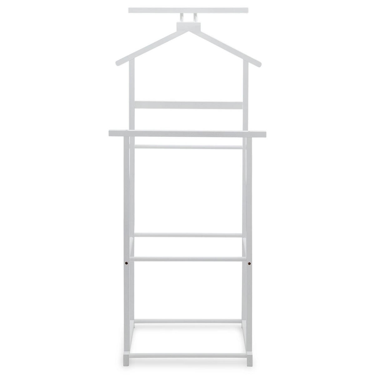 HERRENDIENER KANNA - Weiß, Holz (49/109/40cm) - IDIMEX