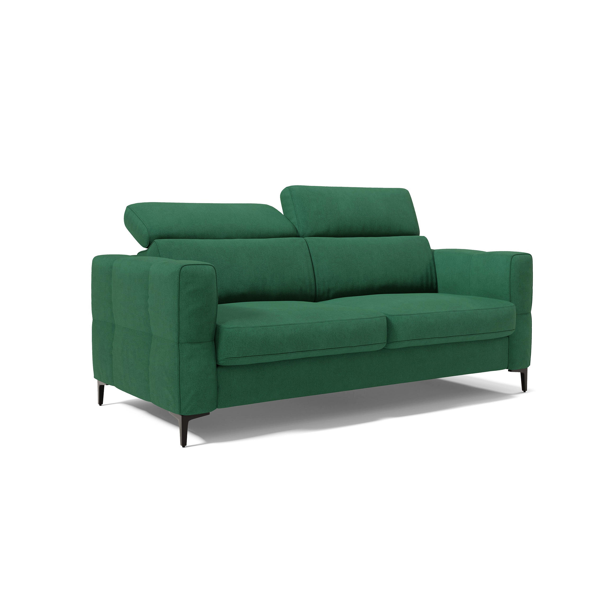 SCHLAFSOFA Gardenia - Grün, Metall (218/88/94cm) - Divani.store