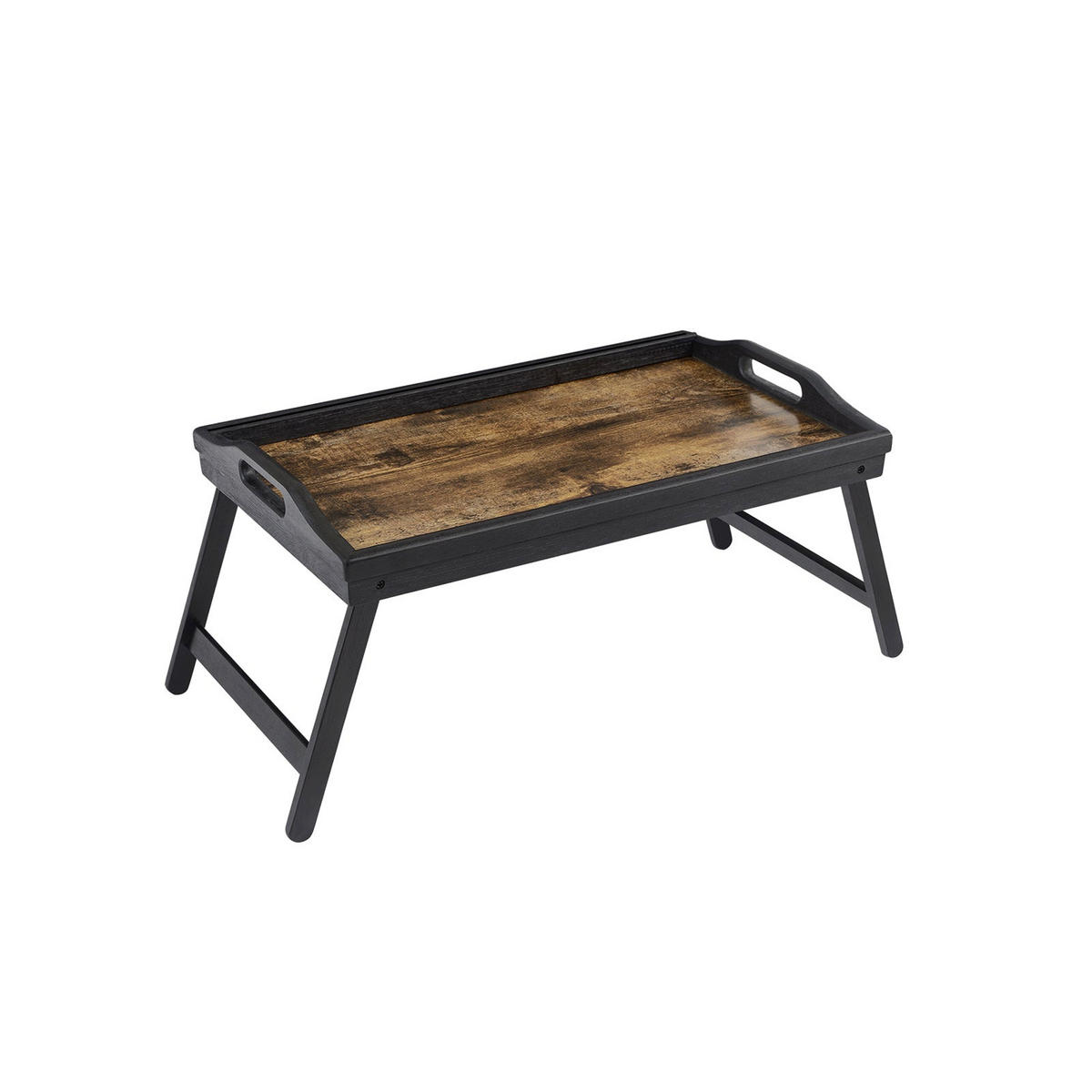 BETTTABLETT LAPTOPSTÄNDER - Braun, Holz (30/26/50cm) - Hansiro