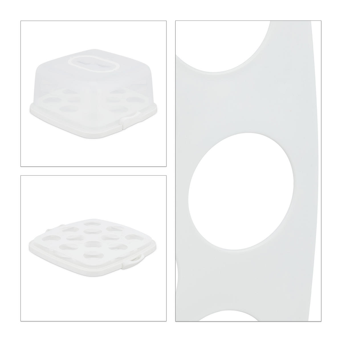 KUCHENBOX - Multicolor, Kunststoff (34/16/32.5cm) - Relaxdays