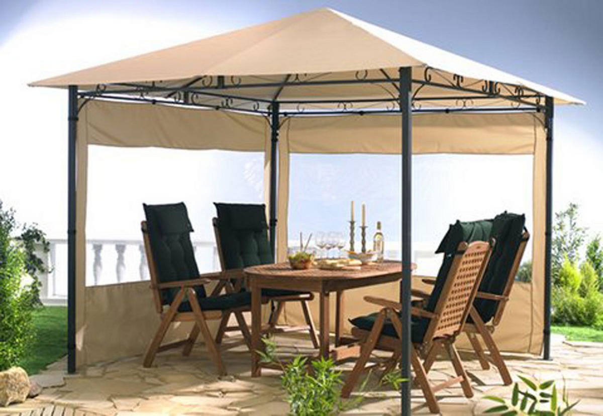 2 Seitenteile 250x190cm mit Fenster Sand - Beige, Kunststoff/Textil (250/190/250cm) - QUICK STAR