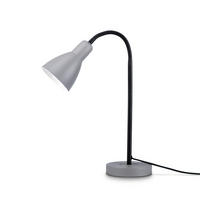 TISCHLAMPE Wilhelm - Schwarz/Grau, Metall (38.7/14/43.2cm) - Paco Home