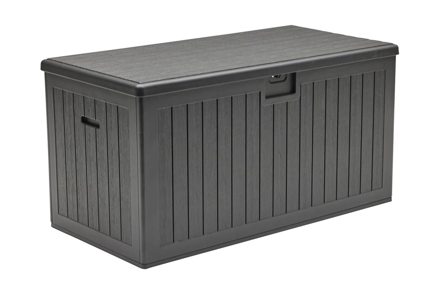 KISSENBOX Lilo 140x70 cm, Kunststoff, Schwarz - Schwarz, Kunststoff (140/72/70cm) - dasmöbelwerk