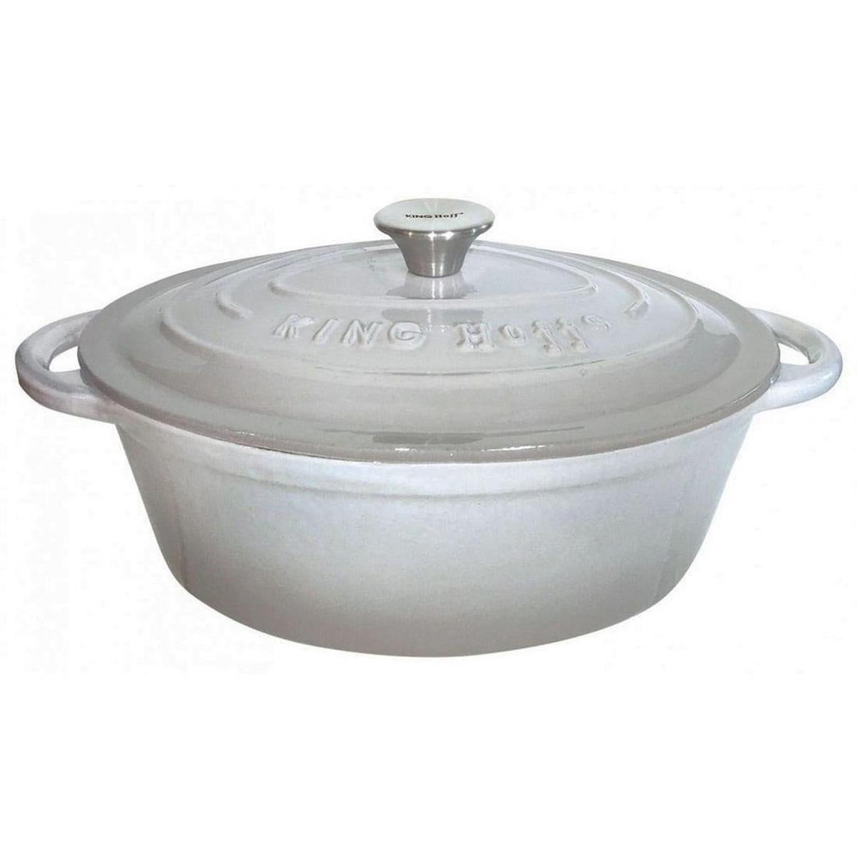 BRÄTER Grau 33/26/11.5 cm KH1613 - Grau, Metall (33cm) - Kinghoff 