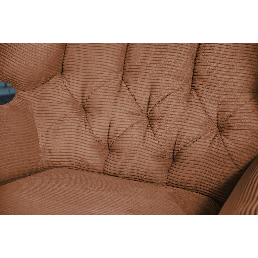 Thumbnail - Kawola Longseat, Braun, Textil, Füllung: Komfortschaum, 130x95x160 cm, Wohnzimmer, Sessel, Polstersessel