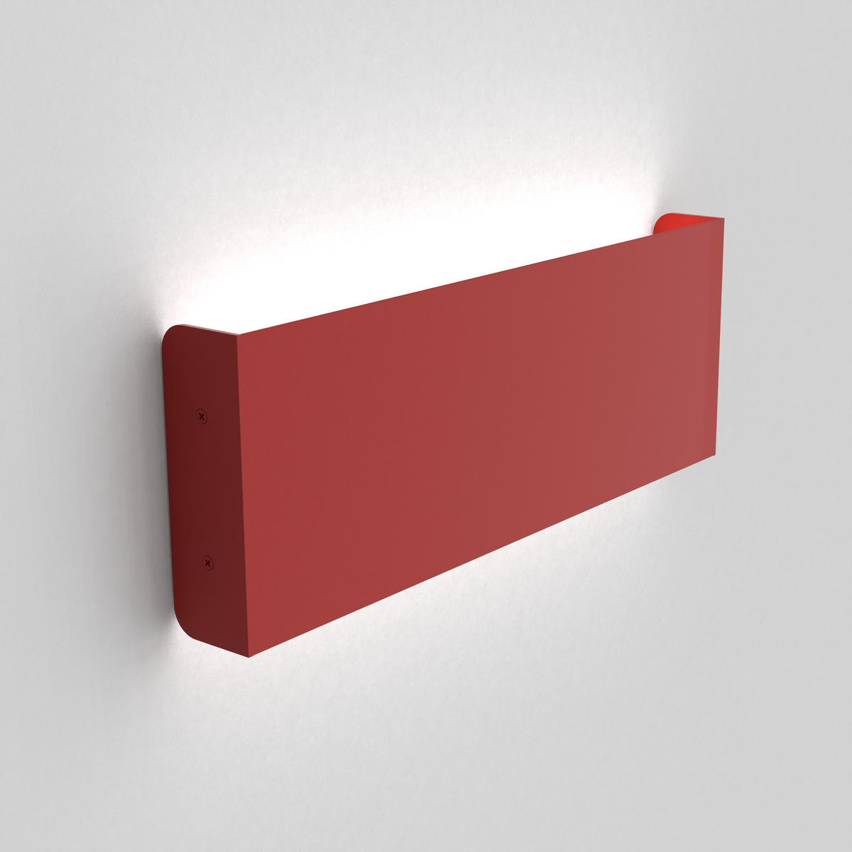 LED-WANDLEUCHTE - Rot, Metall (29/11/3.6cm) - Lumicom