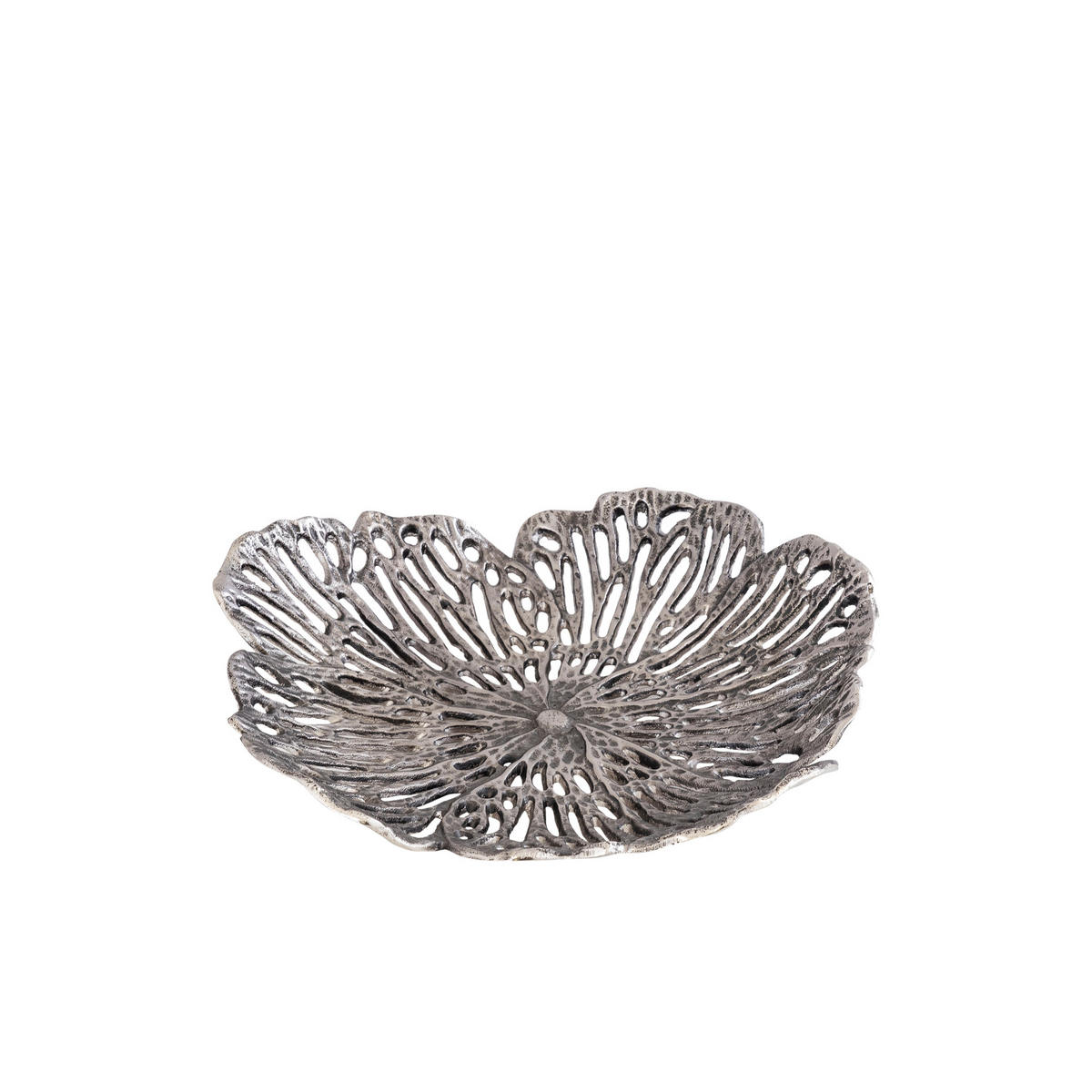 WANDPANEEL Ryhann Silber 38/37/8cm - Silberfarben, Metall (37/8/38cm) - PTMD Collection