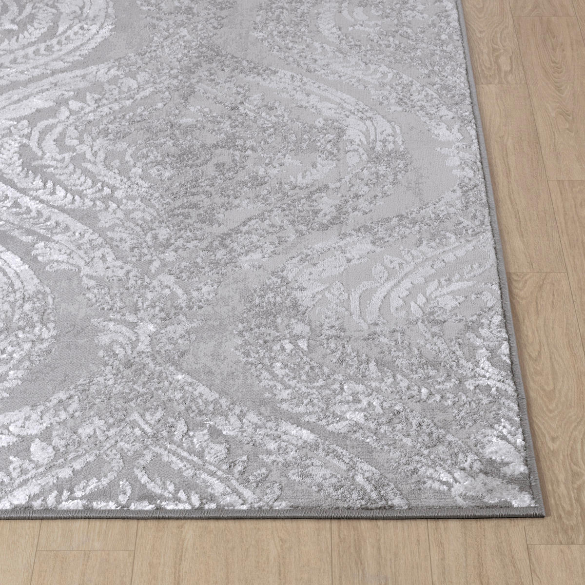 VINTAGE-TEPPICH 120x170 cm Weiß - Beige, Naturmaterialien/Textil (120/170cm) - LIVABLISS