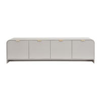 TV-BOARD - 180 cm x 40 cm - Holz, Platte - Beige - ORALINO - Beige, Holz (180/50/40cm) - Vente-Unique
