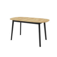 ESSTISCH VITO S Ausziehbar 150 - 190 / 80 x 77 cm - Goldfarben/Schwarz, Holz (150/80/77cm) - MASSENO