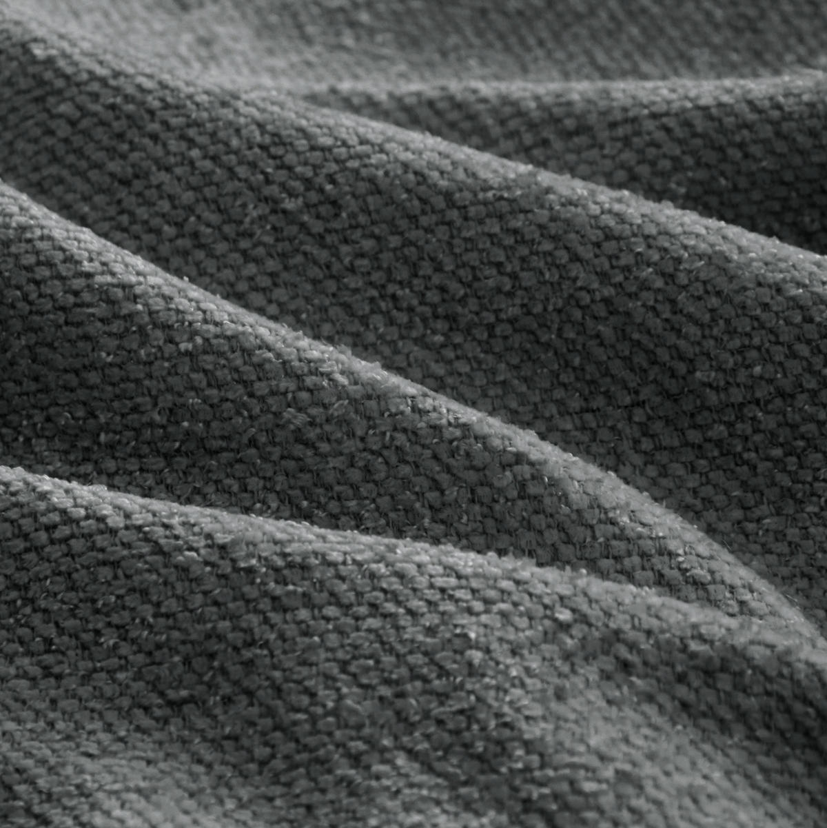 MODULSOFA rahmenlos Chenille Grey - Grau, Textil (164/252cm) - Meubliv