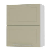 KÜCHENHÄNGESCHRANK Kvantum W8B/60 Vanille Matt / Weiß Matt 60 / 32,5 / 72cm - Creme/Weiß, Holz/Holzwerkstoff (60/72/32.5cm) - Feldmann-Wohnen