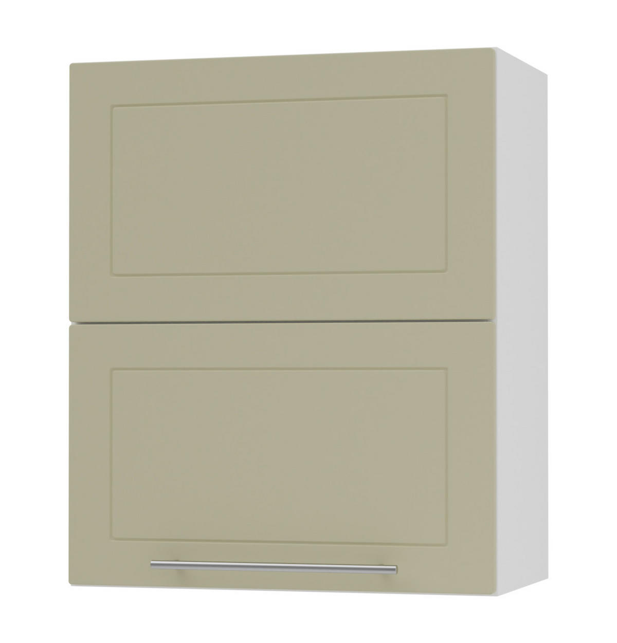 KÜCHENHÄNGESCHRANK Kvantum W8B/60 Vanille Matt / Weiß Matt 60 / 32,5 / 72cm - Creme/Weiß, Holz/Holzwerkstoff (60/72/32.5cm) - Feldmann-Wohnen