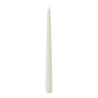 SPITZKERZEN Elfenbein 300 x Ø 25 mm, 12 Stück - Beige, Paraffin (2.5/30/30cm) - Wiedemann Kerzen