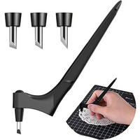 SCHERE – 360-Grad-Drehung – geeignet zum Schneiden von Papier – mit 3 Klingen - Schwarz, Metall (17.8/3.5/1cm) - DCA