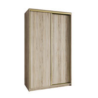 SCHWEBETÜRENSCHRANK NISSE 120/205/60 cm 2-türig Sonoma Eiche - Sonoma Eiche, Holzwerkstoff (120/205/60cm) - MASSENO