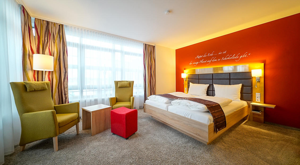 Hotelzimmer Schokoladenhotel Voss