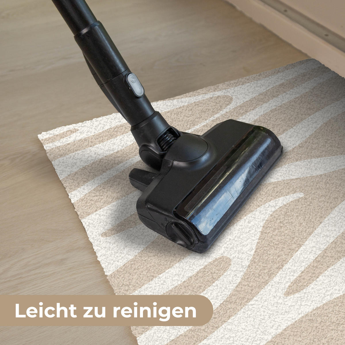 FUSSMATTE Zebramuster - Beige - Weiß - Tiermuster 60x40 cm - Beige, Kunststoff (60/0.4cm) - MuchoWow