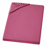 JERSEY-SPANNBETTLAKEN 90x200 - 100x200 Feine Bettlaken aus 100% Baumwolle, Spannbetttuch Laken Uni Pink - Pink, Textil (100/200cm) - Carpe Sonno