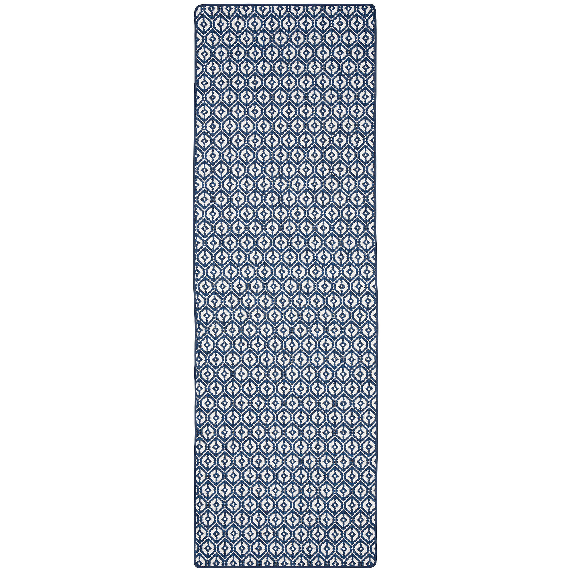 IN- UND OUTDOOR TEPPICH LÄUFER BEIDSEITIG CAPE COD - Blau, Textil (100/100cm) - Snapstyle