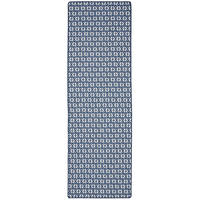 IN- UND OUTDOOR TEPPICH LÄUFER BEIDSEITIG CAPE COD - Blau, Textil (100/100cm) - Snapstyle