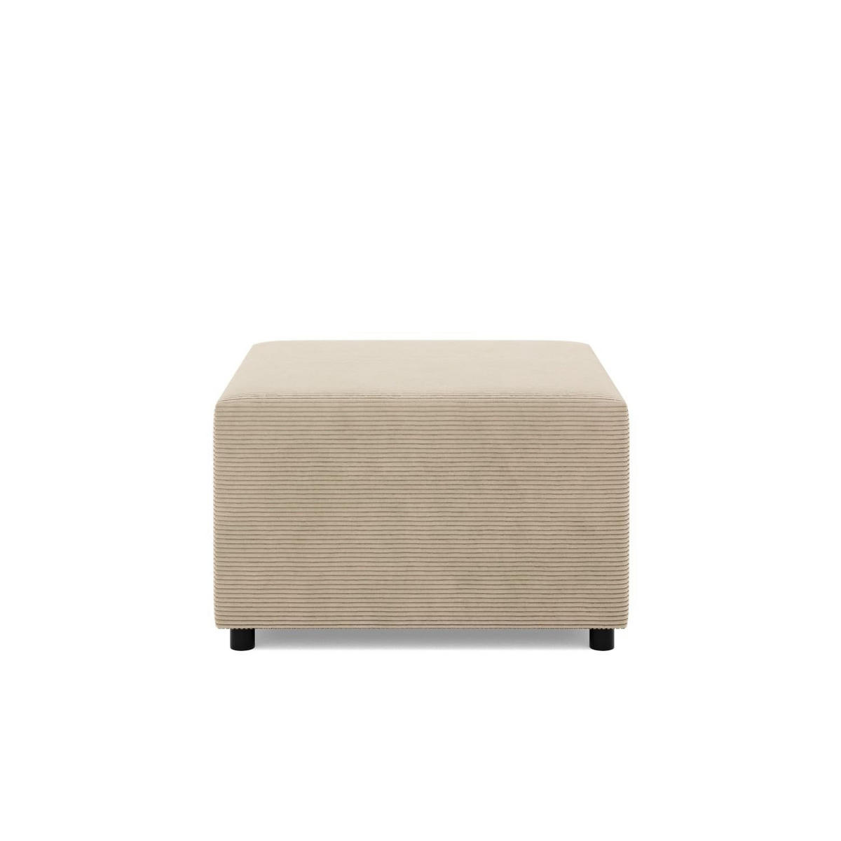 SITZPOUF 70 X 70 NEO, Cord - Beige - Beige, Textil (71/40/71cm)