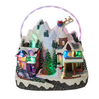 WEIHNACHTSSZENE mit Regenbogen 27/17/28 cm - Multicolor, Kunststoff (17/28/27cm) - Home Styling Collection
