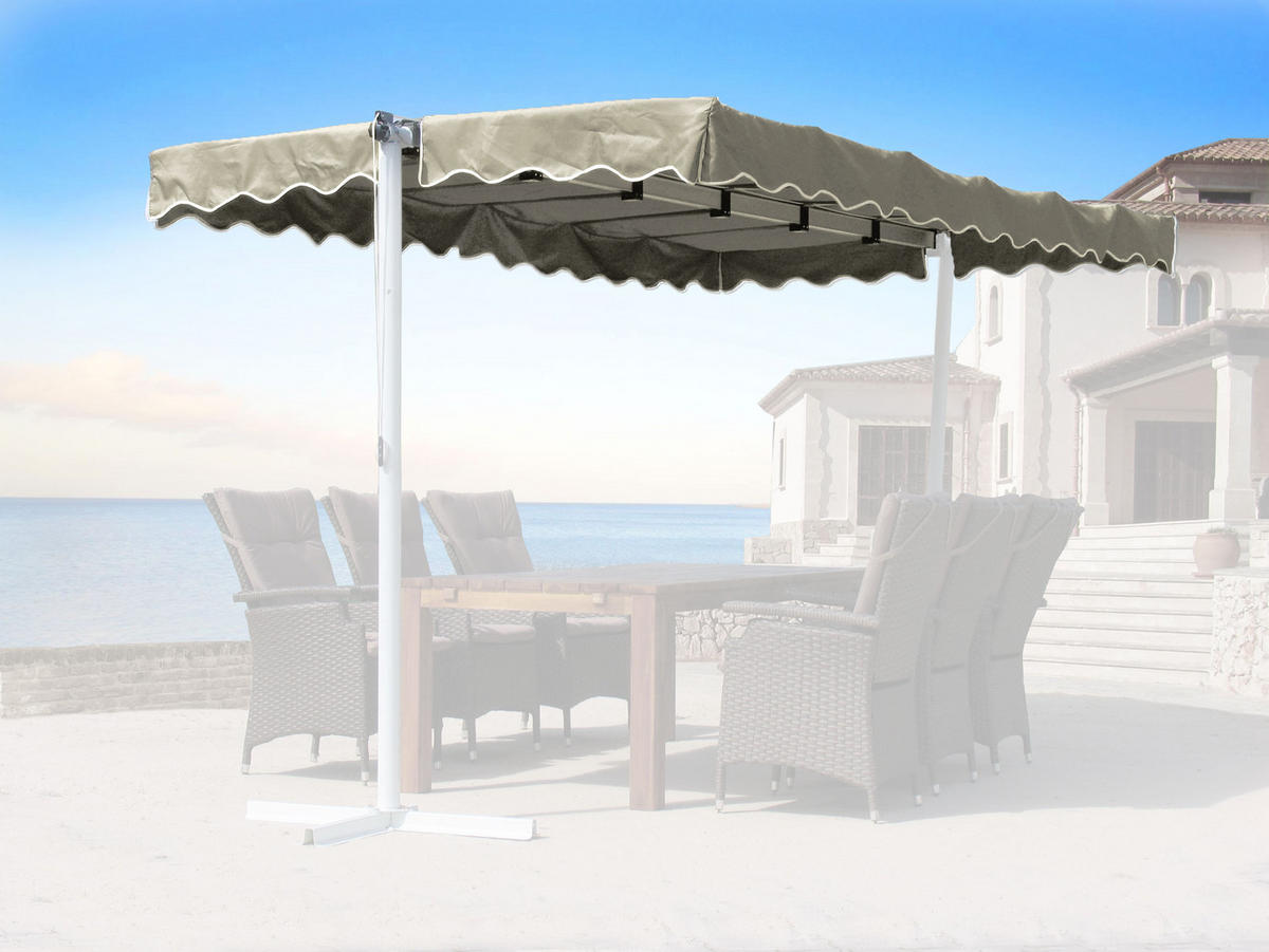 ERSATZDACH Markise Dubai 375x225 cm Beige - Beige, Textil (375/1/225cm) - QUICK STAR