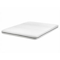 SCHAUMMATRATZE H2/3 Mittel 160/200 cm Enchant - Weiß, Textil (160/200cm) - Beliani