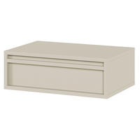 NACHTISCH Evo Greige, 50 cm - Taupe, Holzwerkstoff (50/17/34cm) - Selsey