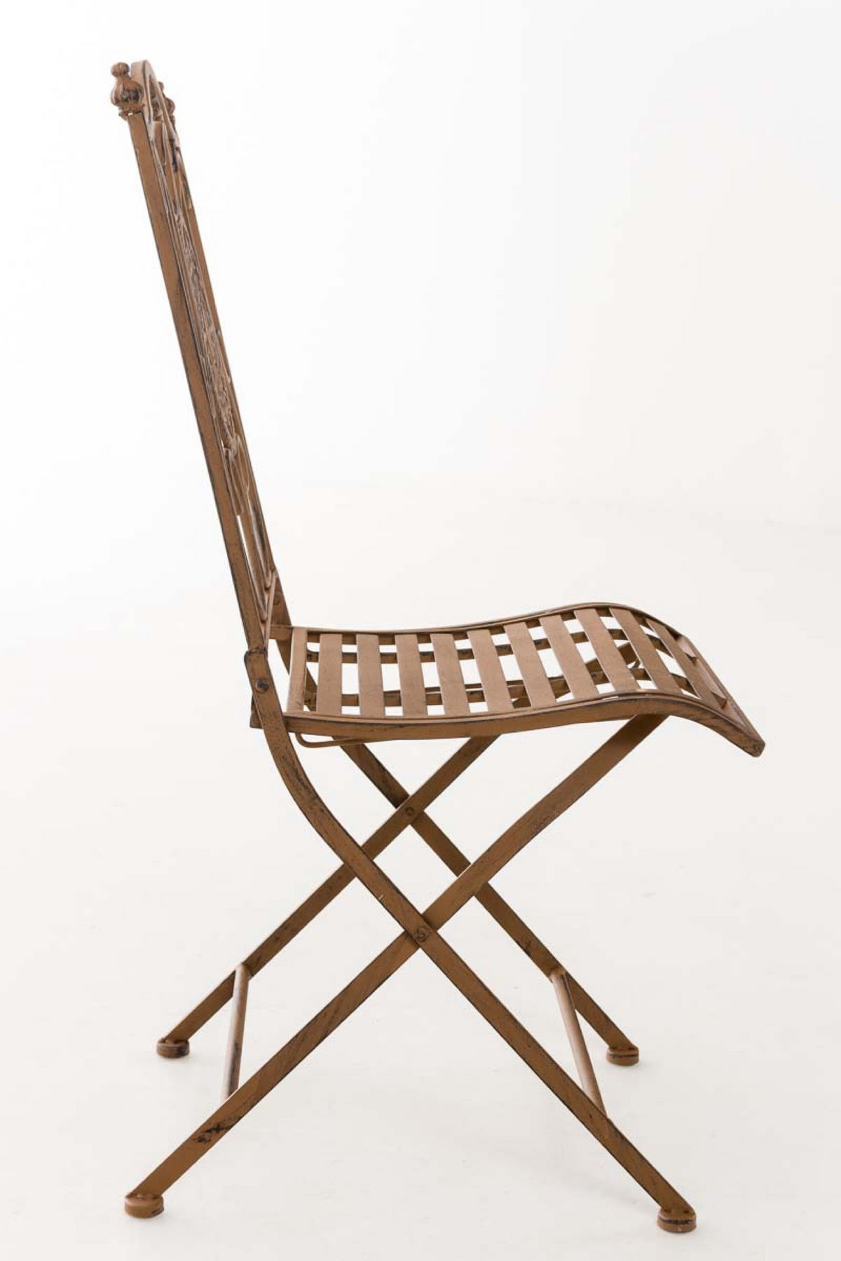 GARTENSTUHL Sidan antik braun - Braun, Metall (42/49/91.5cm) - TPFGarden