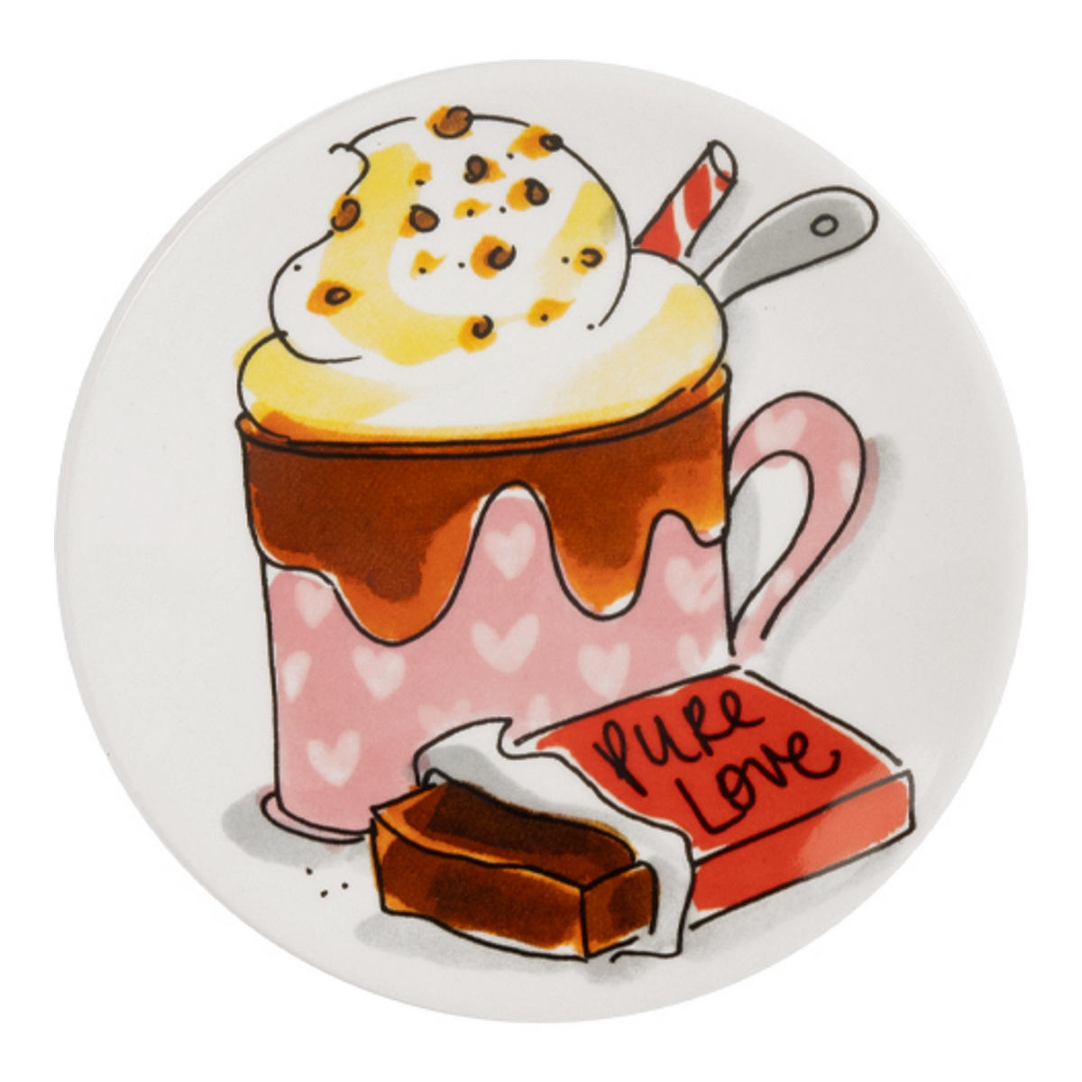 SET 2-tlg. Hot Chocolate Weather in Bunt - 0,5 L - Multicolor, Keramik (0.5L) - Blond Amsterdam