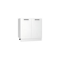 UNTERSCHRANK D80 - ARVION - Elegante Stauraum Idee - Weiß, Holz/Metall (80/82/52.4cm) - ROYAL24_MARKT