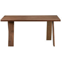 ESSTISCH Scusly Holzoptik Nussbaum 160x90 cm - Nussbaumfarben, Holz/Holzwerkstoff (90/160/75cm) - Selsey