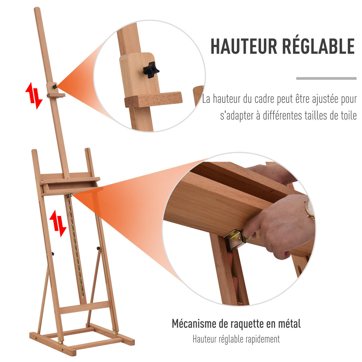 STAFFELEI DE-16668 Natur - Naturfarben, Holzwerkstoff (50.5/230/53cm) - ComfortXL