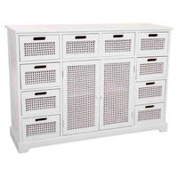 SIDEBOARD aus Holz 113x33x79 cm - Weiß, Holz (113/78.5/33cm) - Wanderlust