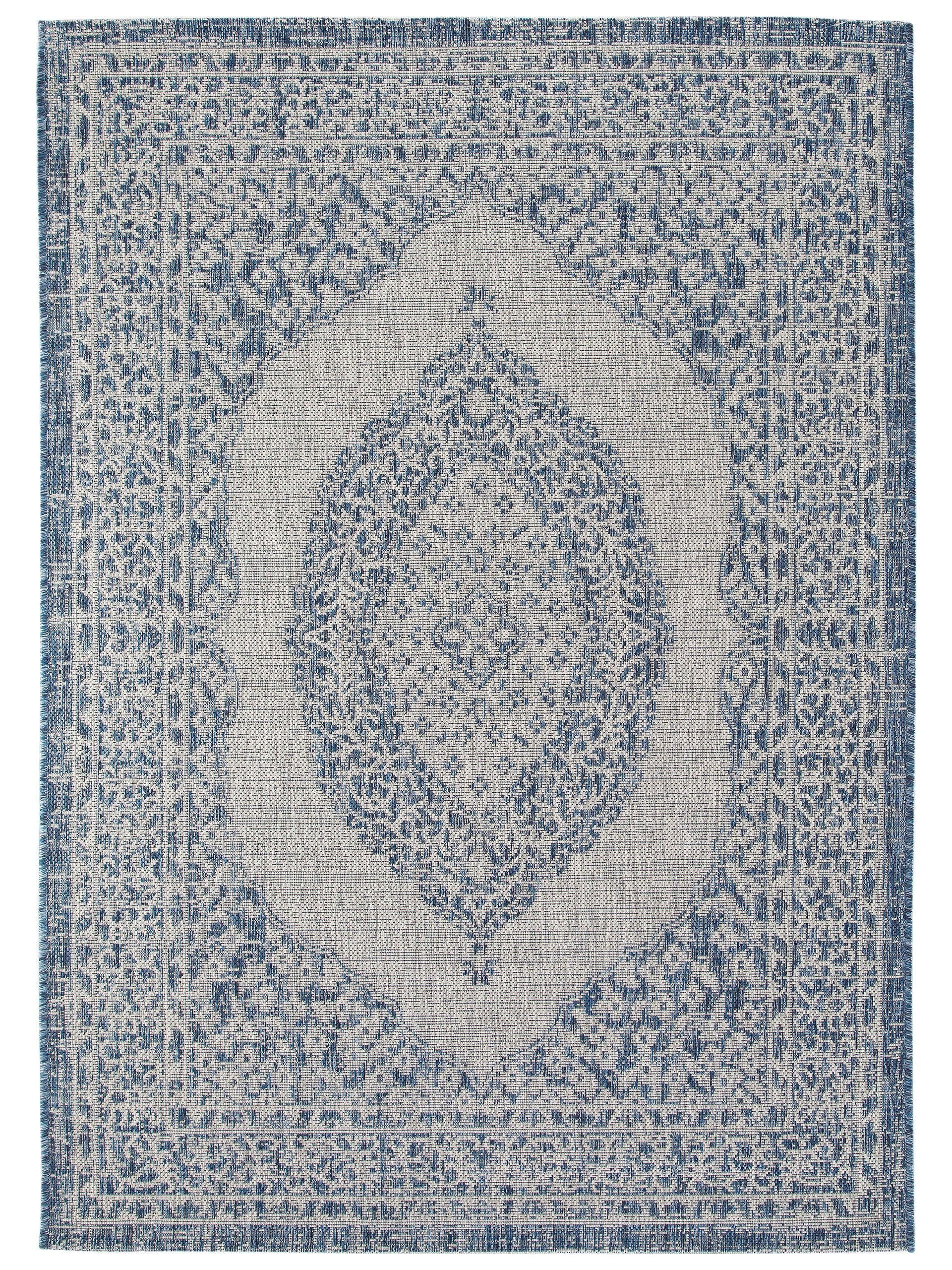 OUTDOORTEPPICH Cleo Blau 240x340 cm - Blau, Textil (240/340cm) - benuta Nest