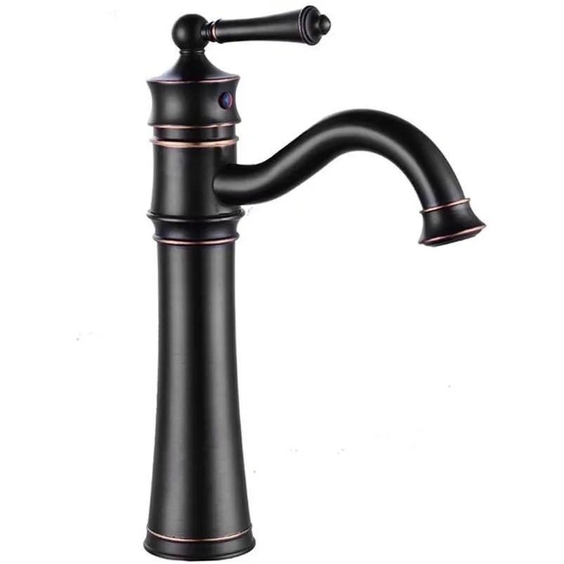 WASCHBECKENARMATUR Rea Vintage Old Black High - Schwarz, Metall (6.5/31/20cm) - REA