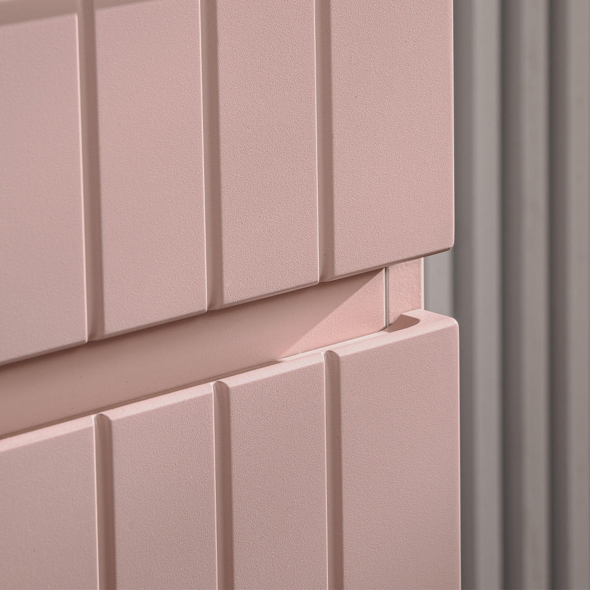 WASCHTISCH 100cm Zelie Rose - Pink, Holzwerkstoff (100/46/46cm) - Petits-meubles