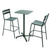 OUTDOOR-BARSET 3-tlg., Grün - Grün, Metall - Oviala