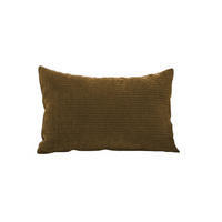 SPITZKISSEN RECHTECKIG SEPHI Cord - Braun, Textil (60/60cm) - KAWOLA