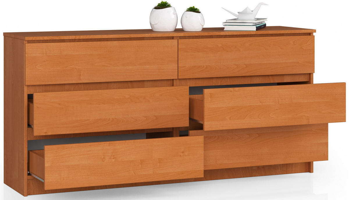 KOMMODE Erlefarben 77/160/40 - Erlefarben, Holzwerkstoff (160/77/40cm) - RAUMHIRSCH FURNITURE