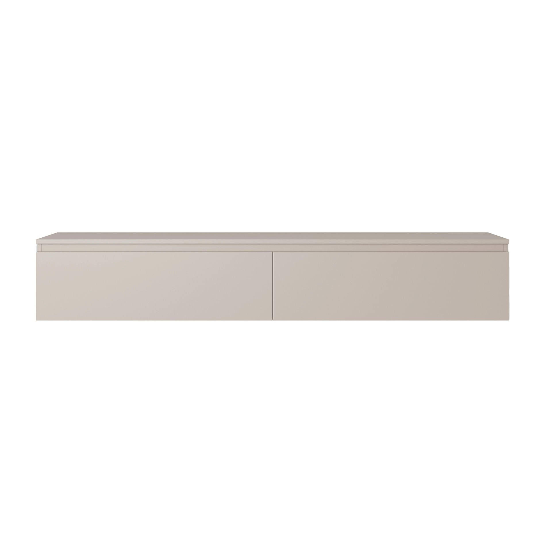 TV stolík Seney sivobéžový 175/30/32 cm - taupe, kompozitné drevo (175/30/31.6cm) - Selsey